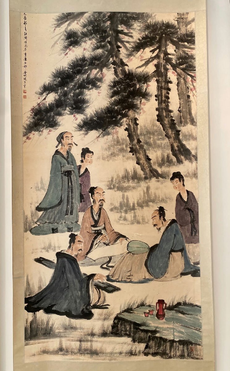 秘藏 近現代 中國作家: 齊白石 書法 琴棋書畫 手描き 極細工 古 秘藏 近現代 中國作家: 齊白石 書法 琴棋書畫 手描き 極細工 古