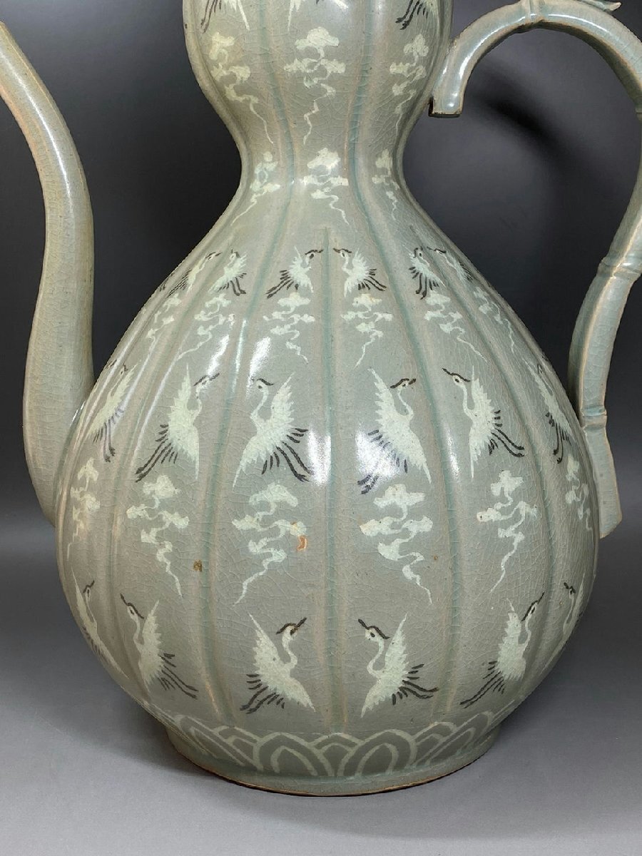 △楠廸庵△茶道具 鉄瓶 菊地政光作 浜松地紋鉄瓶(木箱入)|工芸品 △楠廸庵△茶道具 鉄瓶 菊地政光作 浜松地紋鉄瓶(木箱入)|工芸品