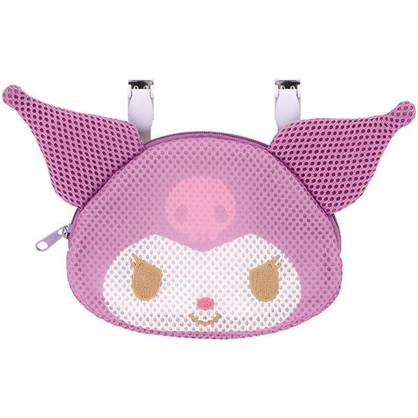 クロミ ダイカットおでかけ2WAYポケット 移動ポケット ポケットポーチ (メッシュ生地) 子供 子ども キッズ キャラクター スケーター