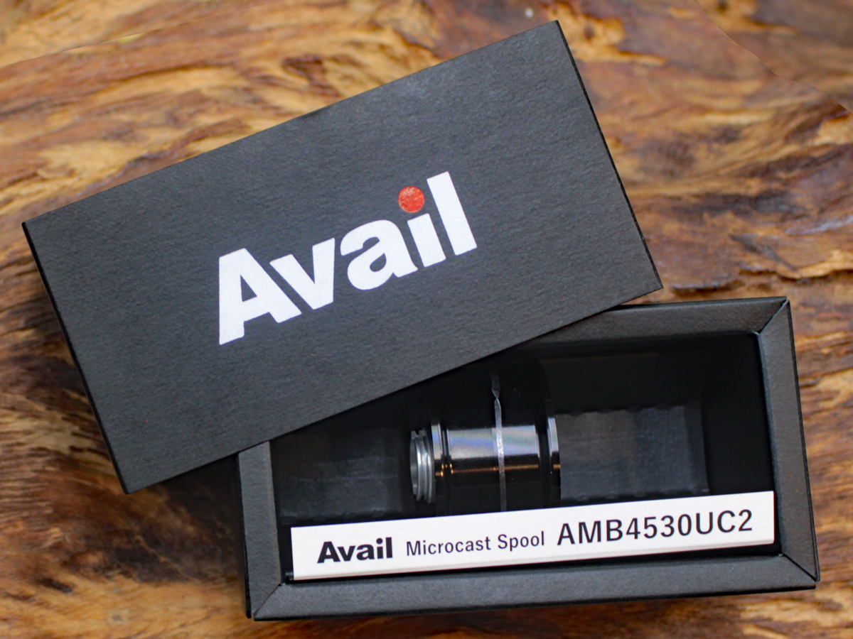 Avail★☆★ABU Ambassadeur 4500C/4600Cウルトラキャスト用 マイクロキャストスプール 3mm★ブラック☆★新品