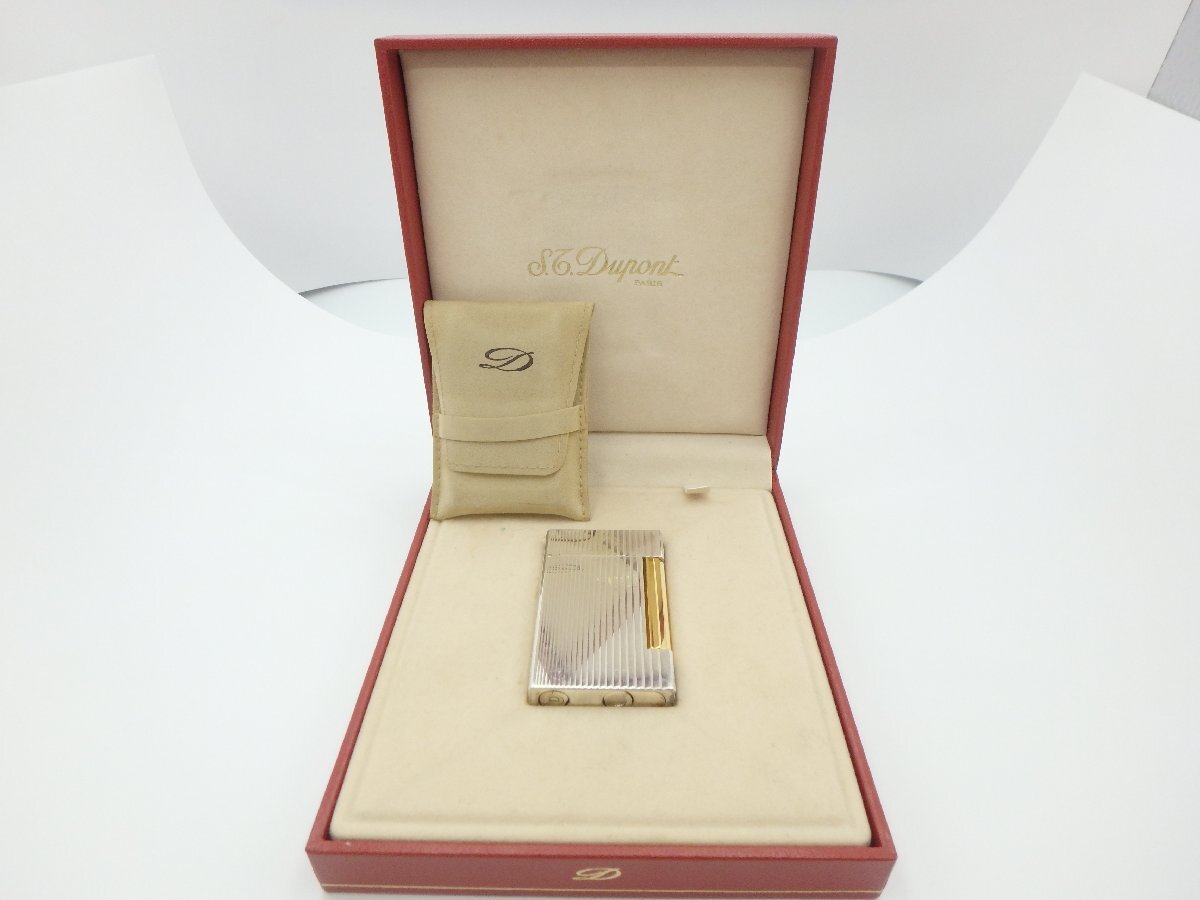☆S.T.Dupont デュポン / ガスライター ライター 喫煙具 喫煙グッズ 着火未確認 箱☆NN