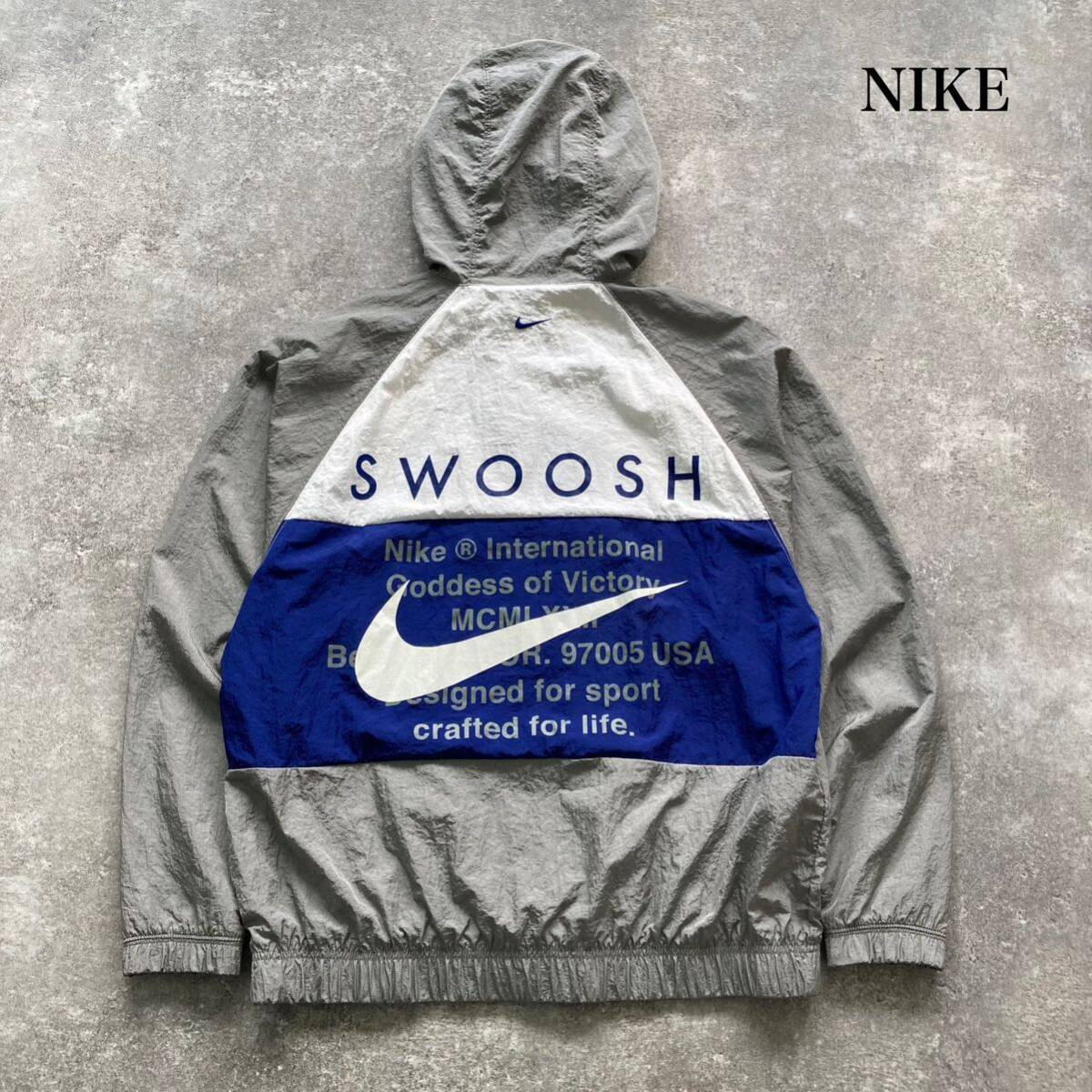 NIKE / ナイキ】 ウーブンナイロンジャケット ダブルスウッシュ NIKE / ナイキ】 ウーブンナイロンジャケット ダブルスウッシュ