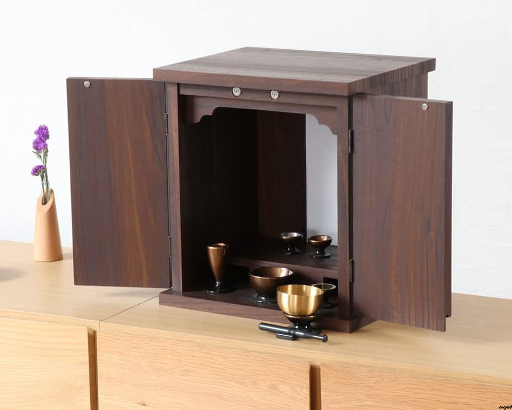 ミニ仏壇 木目 上品 モダン おしゃれ リバーシブル ミニ仏壇 木目 上品 モダン おしゃれ リバーシブル