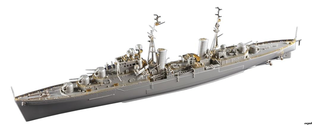 実物に近いスケール感】プラモデル 1/350 イギリス 軽巡洋艦 実物に近いスケール感】プラモデル 1/350 イギリス 軽巡洋艦