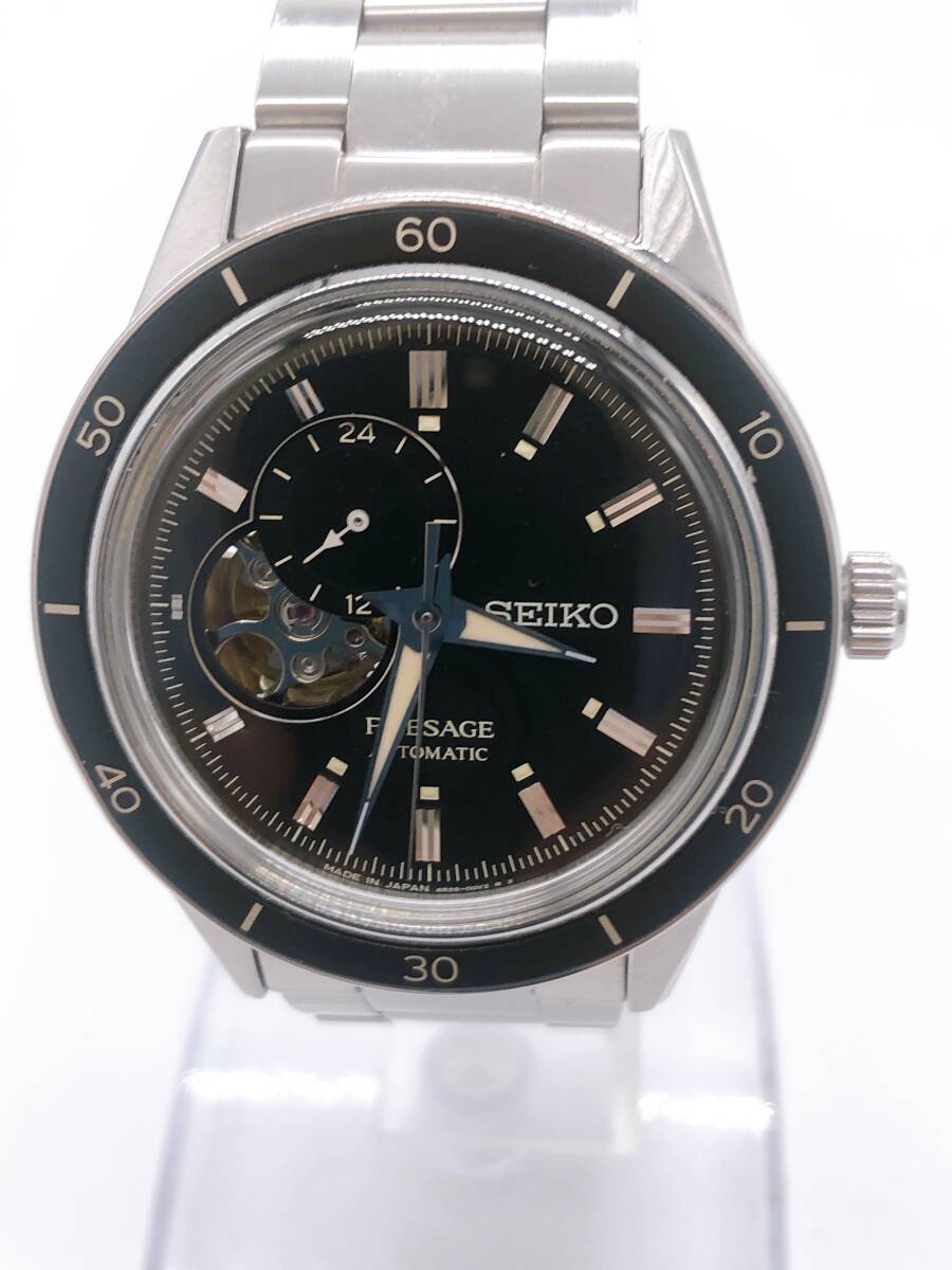 21702】 美品 SEIKO セイコー PRESAGE プレサージュ 腕時計 4R39 21702】 美品 SEIKO セイコー PRESAGE プレサージュ 腕時計 4R39