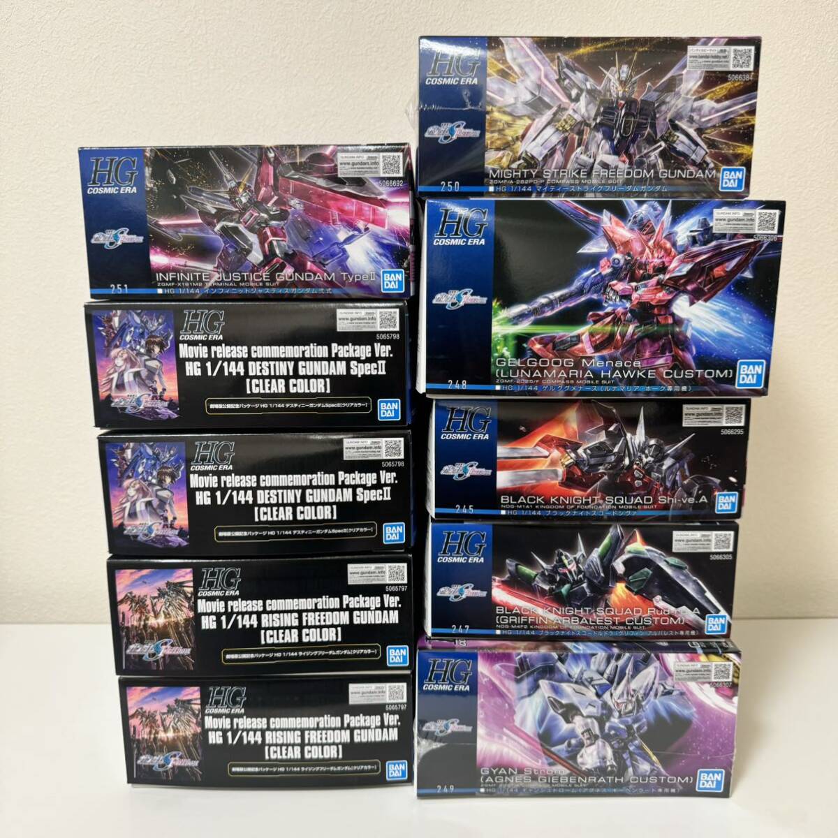 【新品】劇場版 ガンダムSEED FREEDOMシリーズ HG 1/144 ガンプラ 10点まとめ