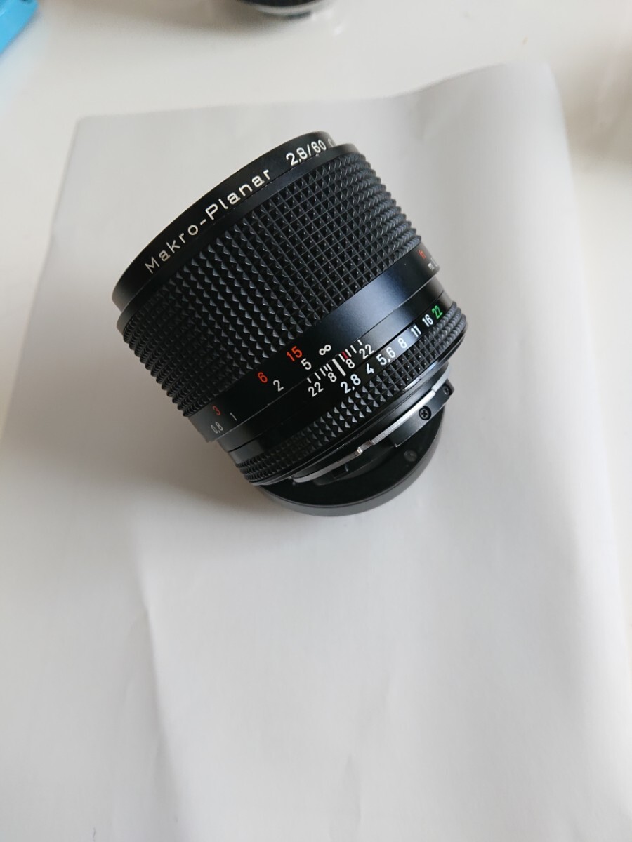 【分解清掃済】CONTAX S-Planar 60mm f2.8 Pフィルター付 Bibian 比比昂- 分解清掃済みマウントアダプター付きCONTAX Carl
