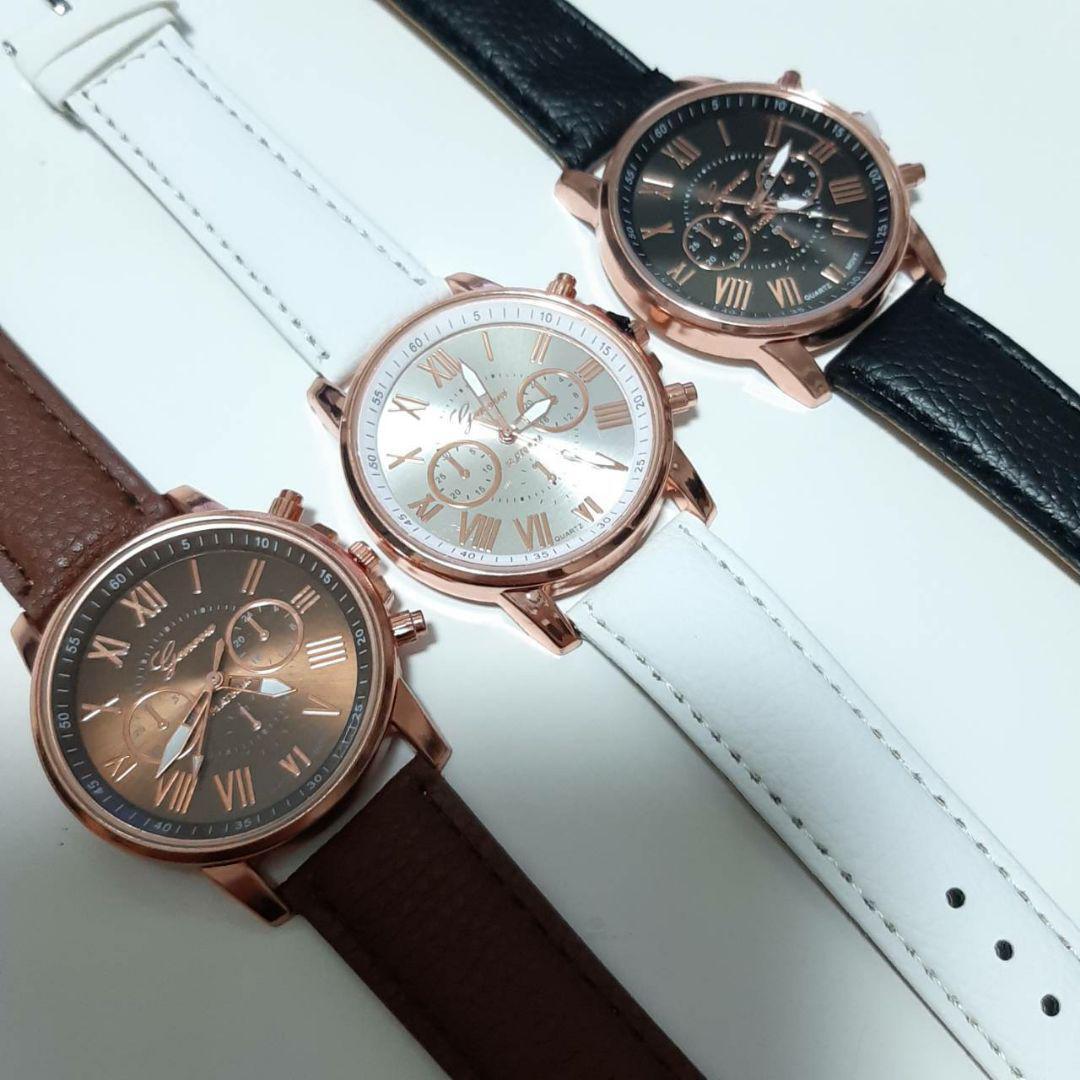 новый товар наручные часы высококлассный аналог роскошный чёрный белый чай 3шт.@ytj- новый товар наручные часы высококлассный аналог роскошный чёрный белый чай 3шт.@ytj-