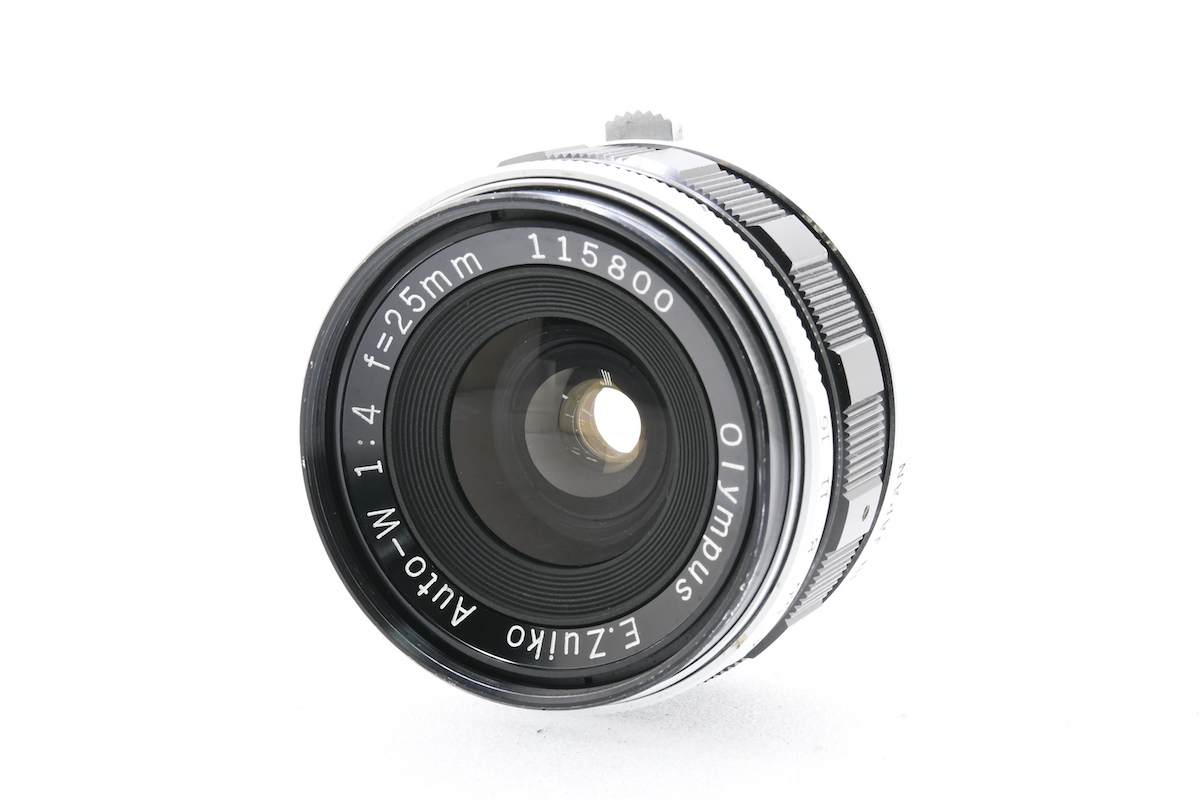 OLYMPUS E.Zuiko Auto-W 25mm F4 PEN-Fマウント オリンパス MF一眼レフ用 単焦点レンズ