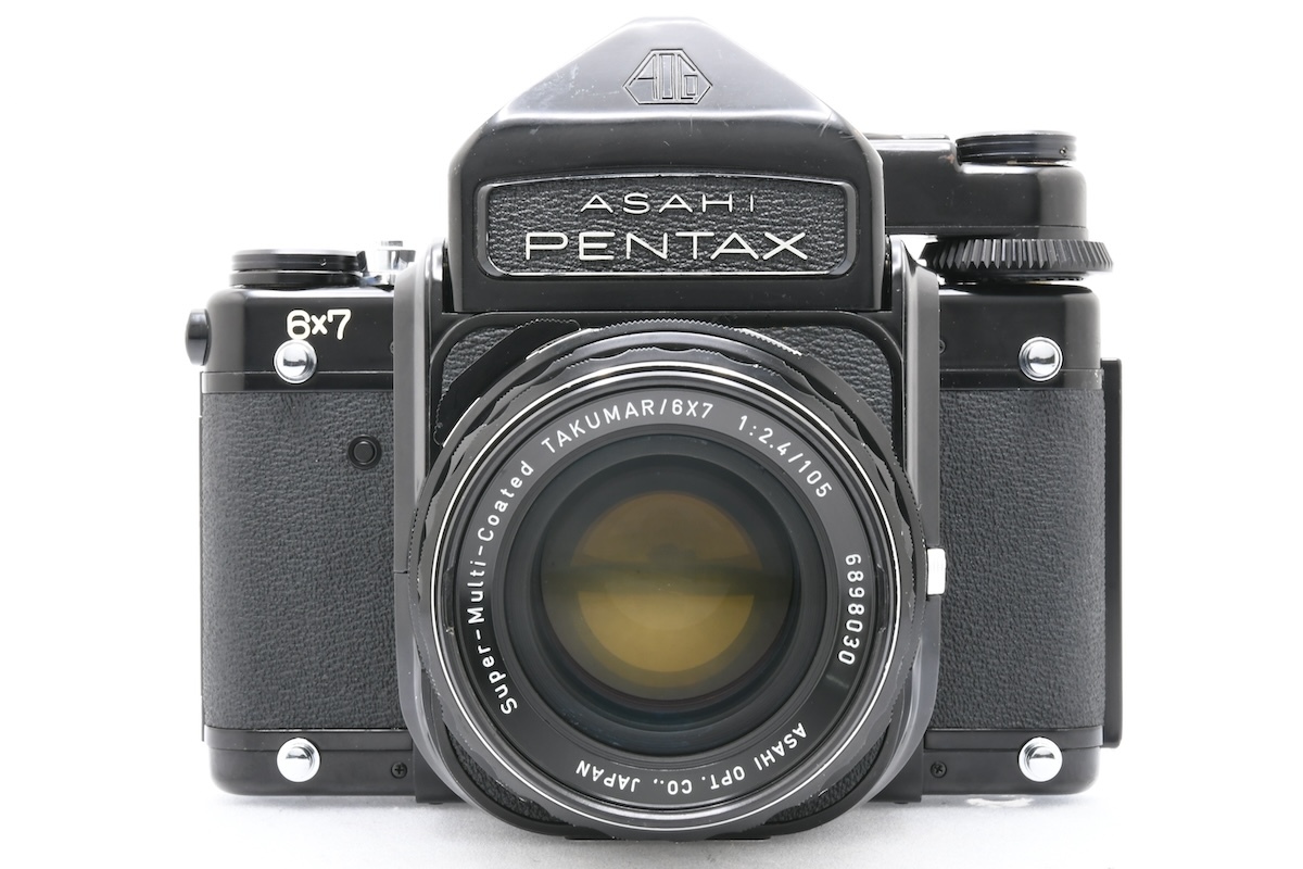 PENTAX 6×7 TTL 前期 + 105mm F2.4 ペンタックス 中判フィルムカメラ 単焦点レンズ