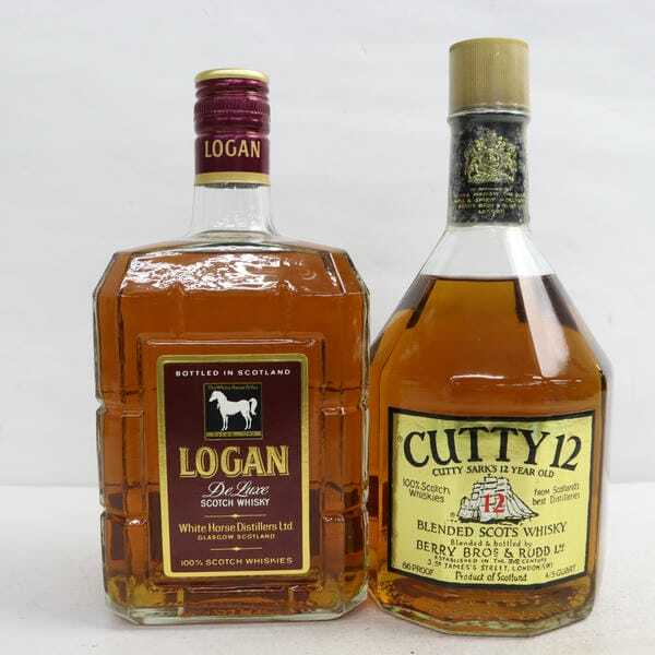 【2本セット】ウイスキー各種（カティ サーク 12年 43％ 750ml 等）※オリ有り C24H050003