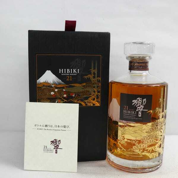 SUNTORY（サントリー）響 21年 意匠ボトル 花鳥風月 43％ 700ml ※キャップフィルムキズ G24H070033