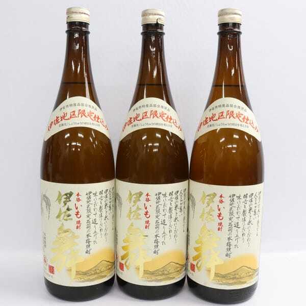 1円~【3本セット】伊佐舞 本格いも焼酎 25度 1800ml 詰日22.12 N24H120038