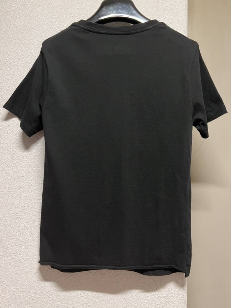 SAINT LAURENT PARIS サンローラン パリ 　 　Tシャツ　　黒　 ロゴ　　XS 　 中古 