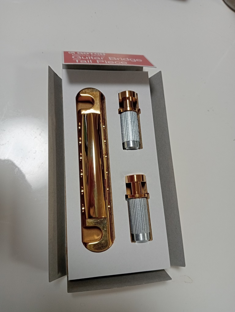 送込 GOTOH GE101A Gold アルミテールピース10.3mmピッチ ゴールド未使用品ゴトー