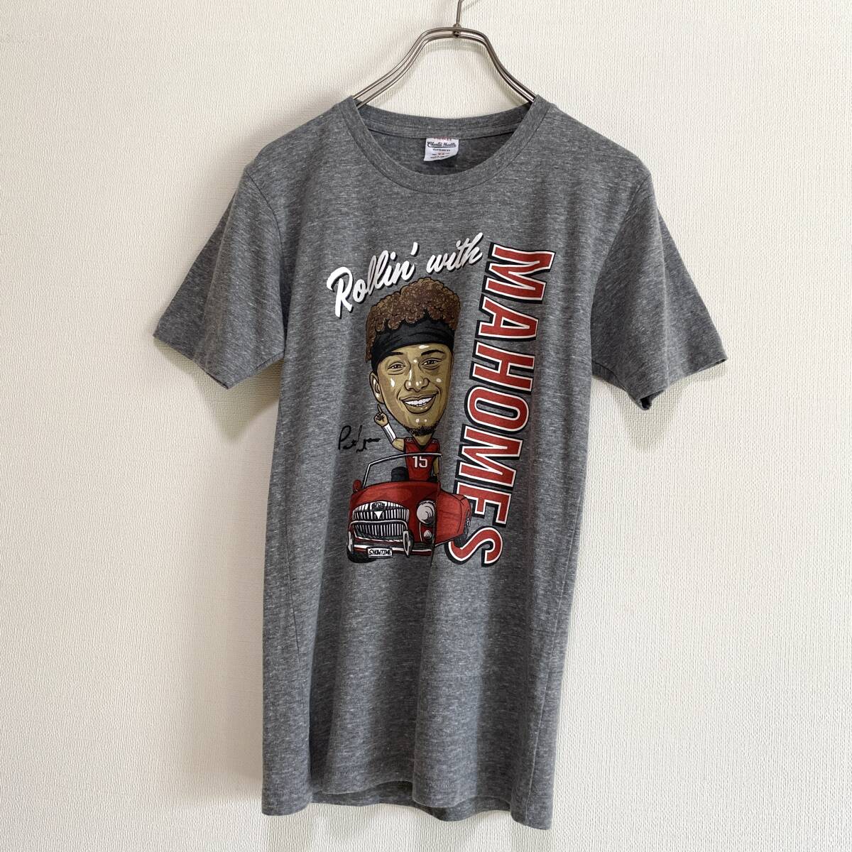 アメリカ古著　パトリック?マホームズ NFL　半袖　Tシャツ　アメフト　XSサイズ　クルーネック　【I1059】