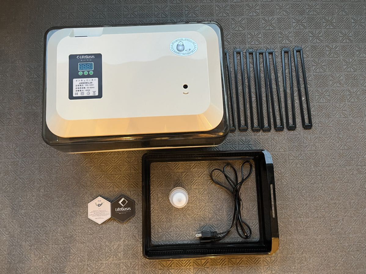 美品　LifeBasis 鳥類専用自動孵卵器 インキュベーターJANOEL24