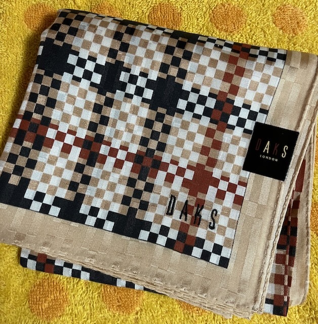 DAKS ダックス シルク50%スカーフ bebl