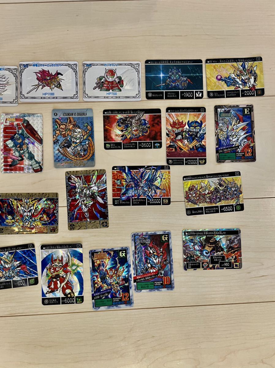 ガンダム SDガンダム SDガンダム外伝 カードダス バンダイ キラカード シールダス ゲーム景品 当時もの セット