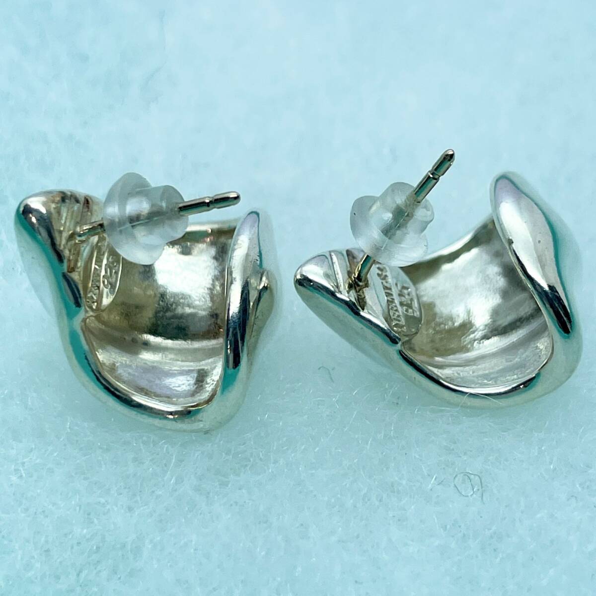 ヴィンテージ ティファニー リーフ フープ ピアス /24-1551S ヴィンテージ ティファニー リーフ フープ ピアス /24-1551S