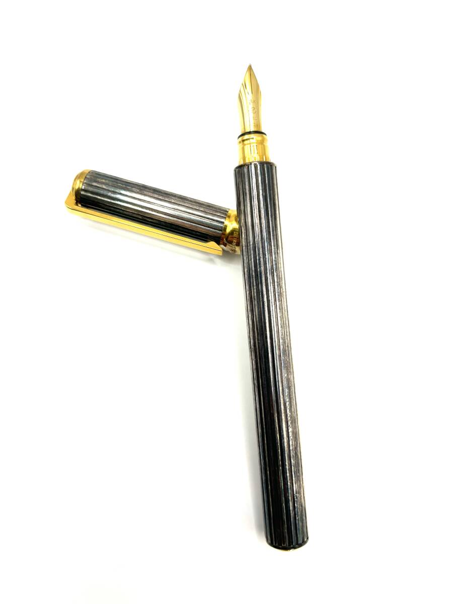 ペン先k18 750 デュポン ST Dupont 万年筆 金 pen