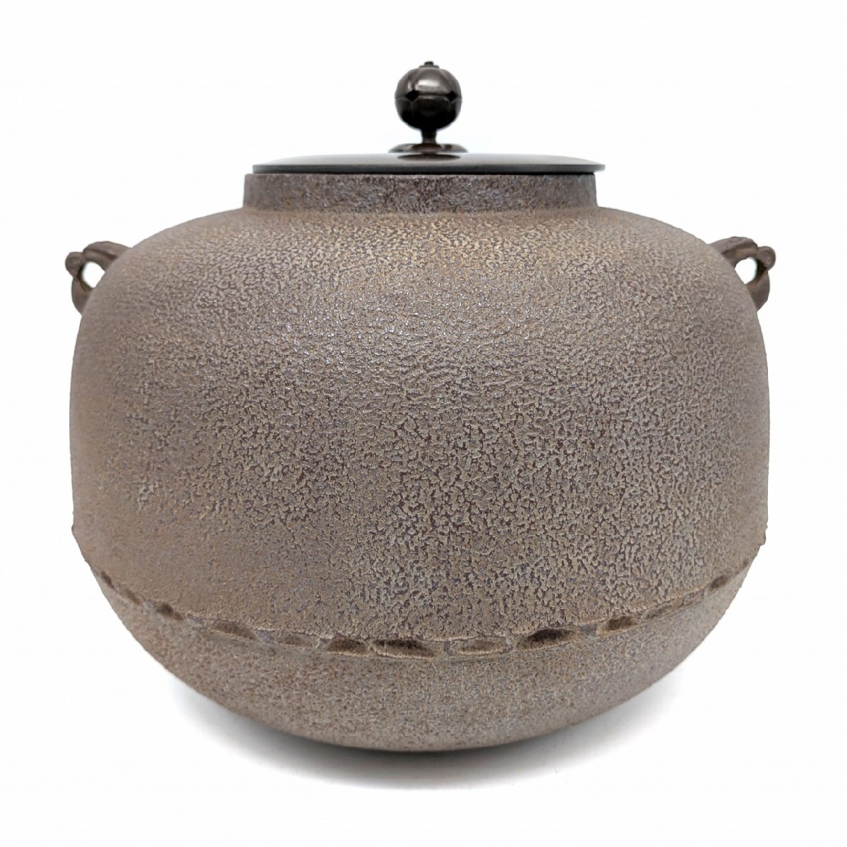 高橋敬典・利休好・丸釜・茶道具・No.240721-11・梱包サイズ100