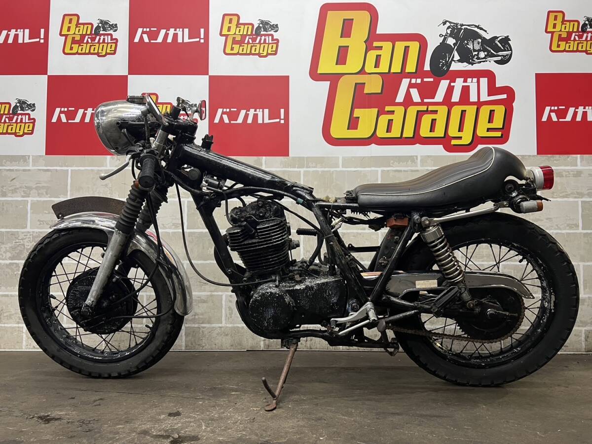 YAMAHA　ヤマハ　SR400　1JR　書類有り　初爆動画有り　売り切り　未整備　現状車　バンガレ