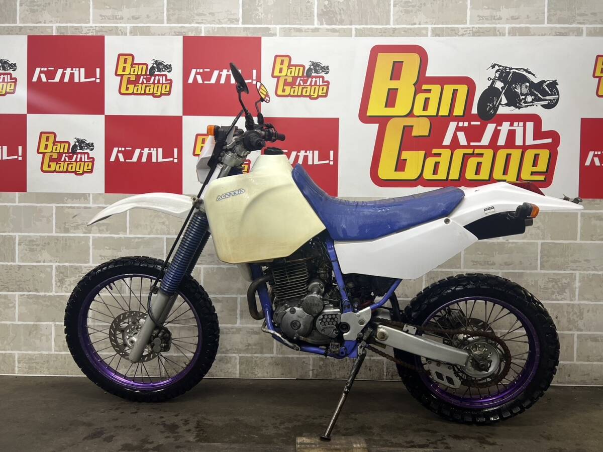 YAMAHA　ヤマハ　TT250R　4GY　書類有り　場内走行確認済み　エンジン始動動画有り　売り切り　未整備　現状車　バンガレ