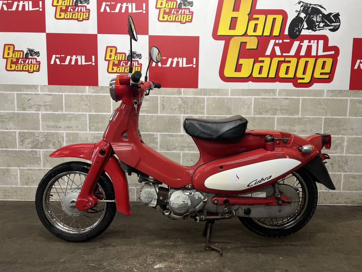 HONDA ホンダ LITTLE CUB CUBRA リトルカブカブラ C50 販売証明書有り 場内走行確認済み 始動動画有り 売り切り 未整備 現状車 バンガレ