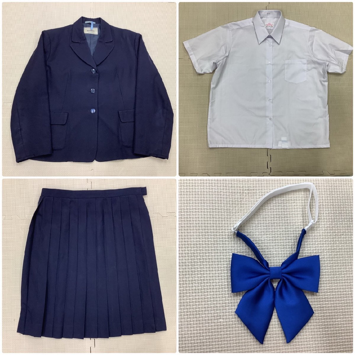 I768/Y 山形 米沢東高校 女子制服4点 /旧制服/特大/大きめ/E.O I768/Y 山形 米沢東高校 女子制服4点 /旧制服/特大/大きめ/E.O