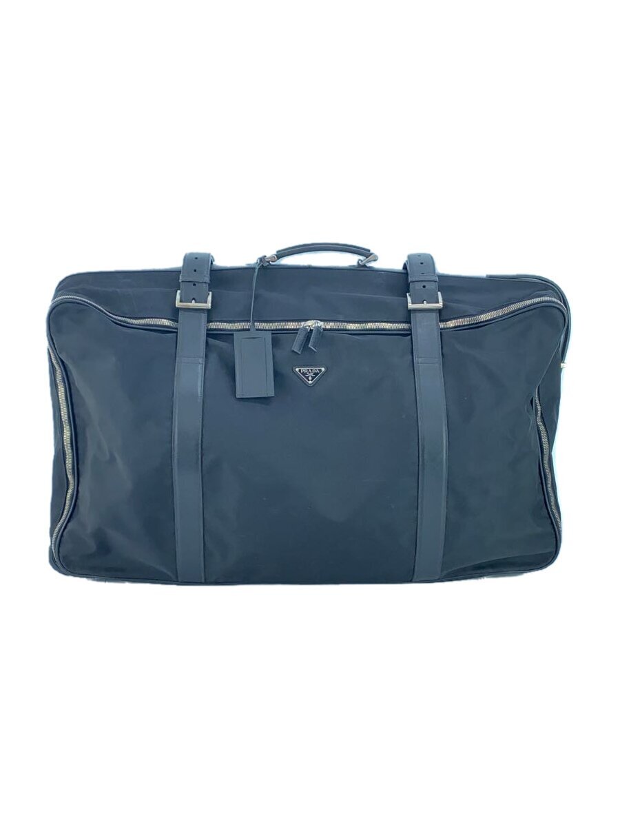 \半額SALE/ Yahoo!オークション - PRADA トラベルキャリー/ナイロン/BLK キャリーバッグ