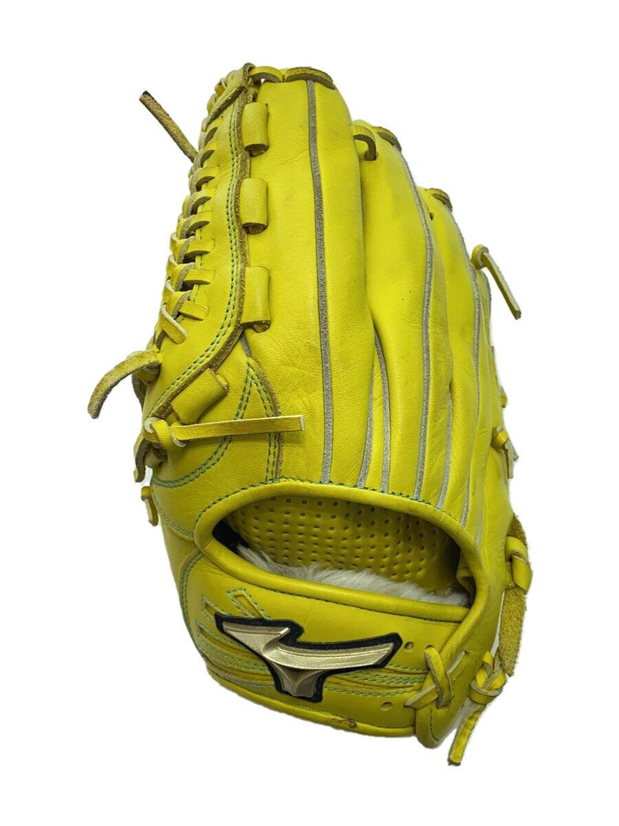 MIZUNO◆野球用品/左利き用/YLW/マデレンダーレザーR 軟式 GA軟式
