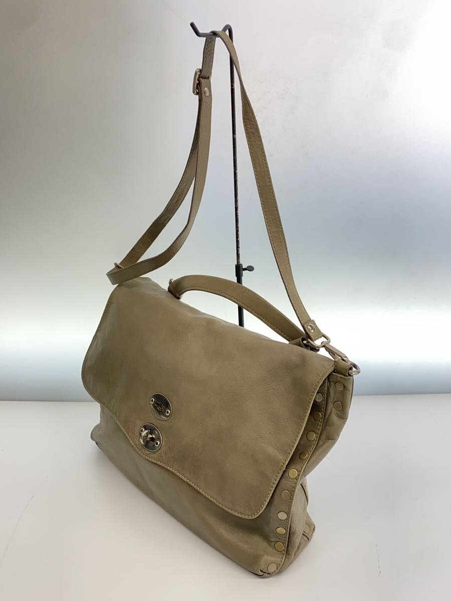 ZANELLATO◇ショルダーバッグ/-/GRY/POSTINA ZANELLATO◇ショルダーバッグ/-/GRY/POSTINA