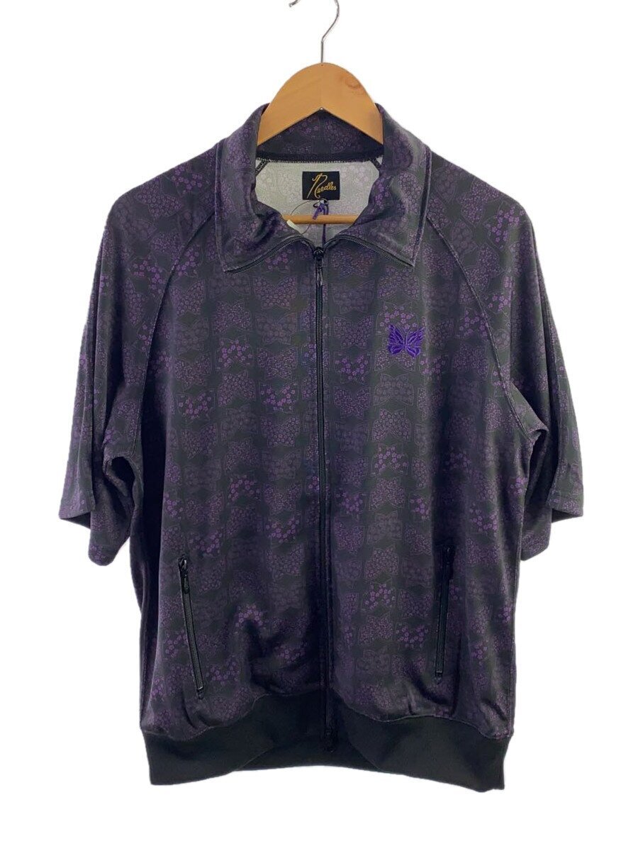 5406円 Needles◇S/S TRACK JACKET/半袖ジャージ/L/ポリエステル 5406円 Needles◇S/S TRACK JACKET/半袖ジャージ/L/ポリエステル