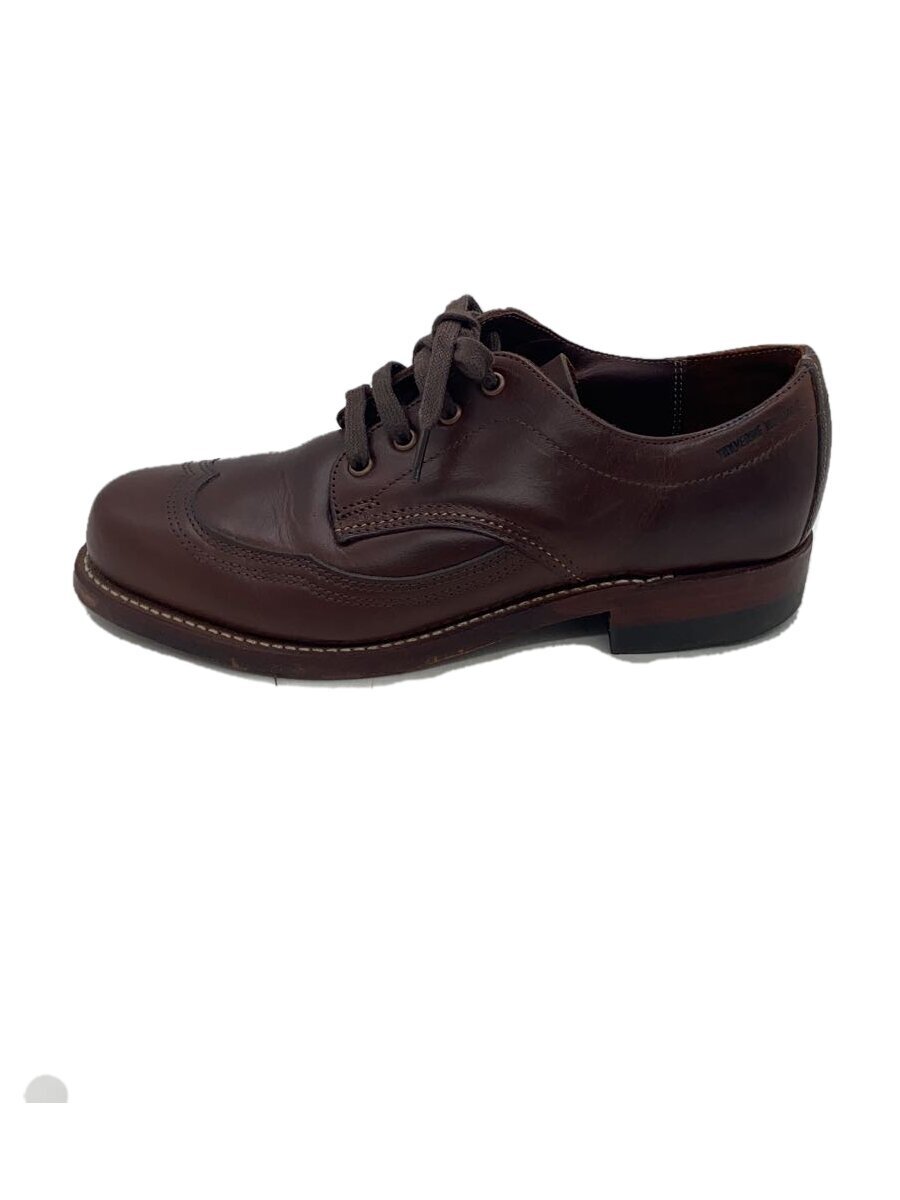 THE FLAT HEAD◆シューズ/-/BRW/レザー