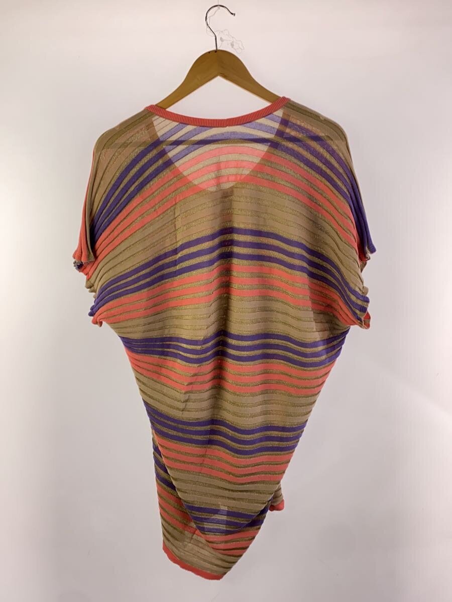 PLEATS PLEASE ISSEY MIYAKE* knitted * sweater ( thin )/-/-/ multicolor / border 