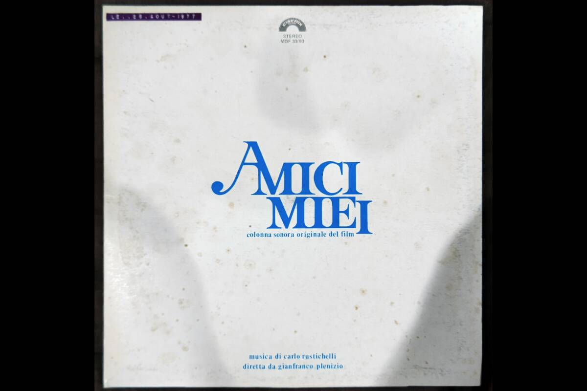 レコードLP　カルロ・ルスティケッリ　「AMICI　MIEI」　イタリア盤　CINEVOX　MDF　３３／９３　F/O