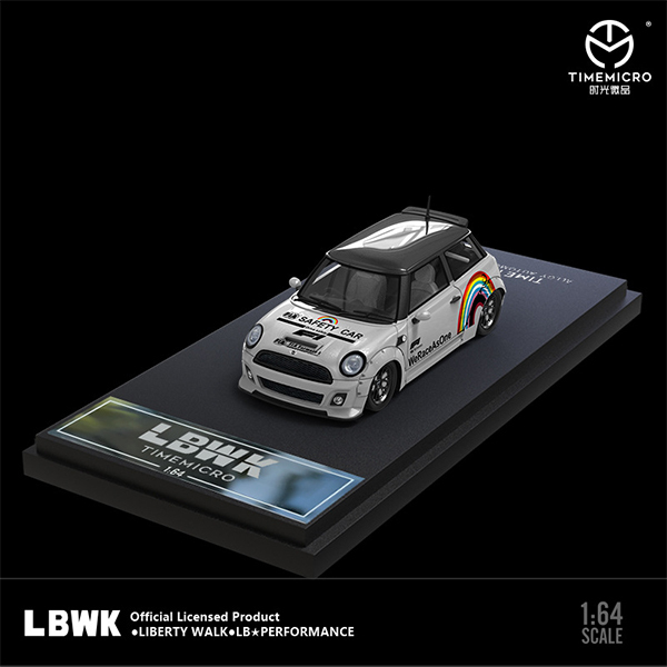 送料無料　1/64　Time Micro　MINICOOPER　ミニクーパー　セーフティーカー　LBWK　SAFETY CAR　timemicro　タイムマイクロ●Ｍ６