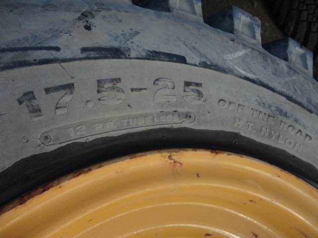 *339 зима 16 дыра колесо есть Komatsu для Bridgestone SNOW GRIP L 17.5-25 12PR 4шт.@ экскаватор 