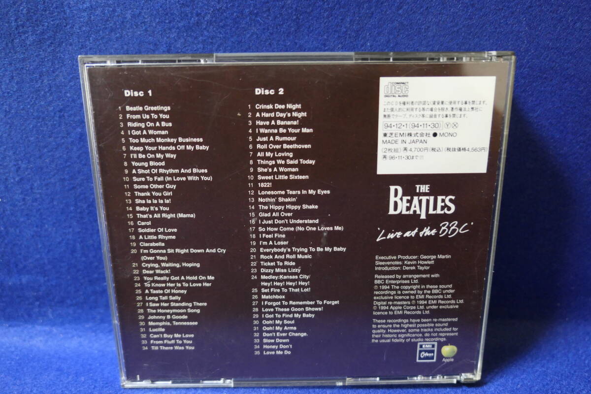 ●送料無料●中古CD● 2CD / ザ?ビートルズ / THE BEATLES / LIVE AT THE BBC / TOCP-8401-02