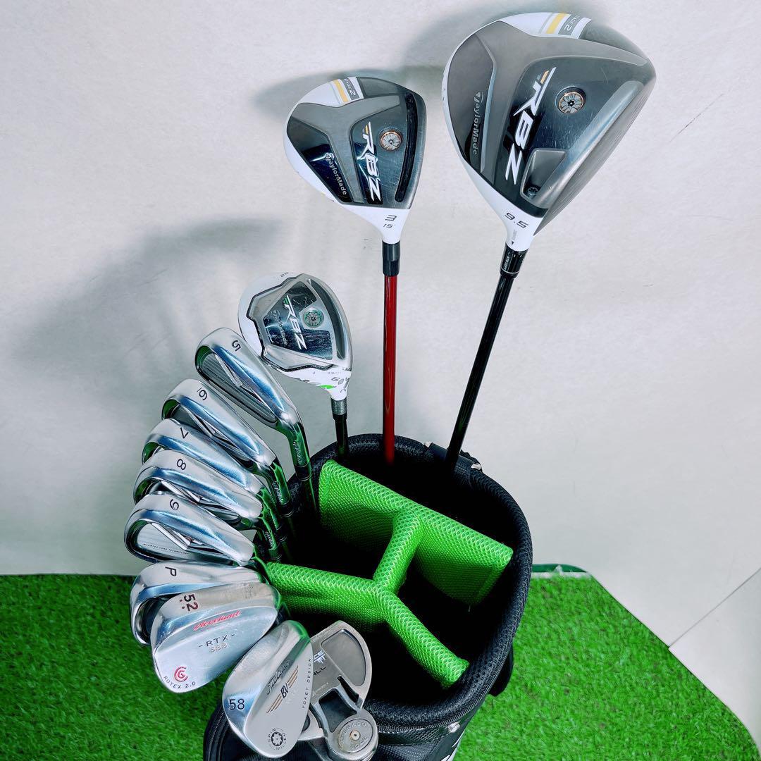 TaylorMade テーラーメイド RBZ メンズ ゴルフクラブセット 初心者 ゴルフクラブ メンズ クラブセット テーラーメイド RBZ 初心者