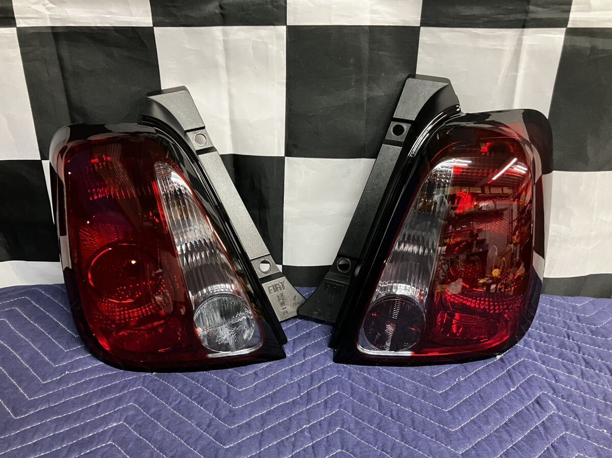 FIAT 純正テール フィアット500 テールランプ スモーク 黒縁 左右セット Yahoo!オークション - 美品 US仕様 FIAT 純正テール フィアット