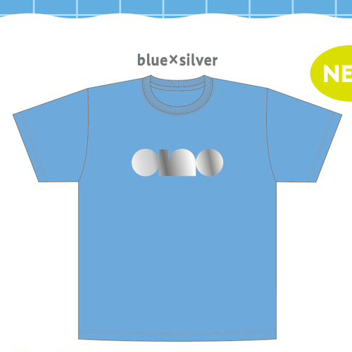 あのちゃん ano log T-shirt ツアーTシャツ blue × silver あのちゃん ano log T-shirt ツアーTシャツ blue × silver