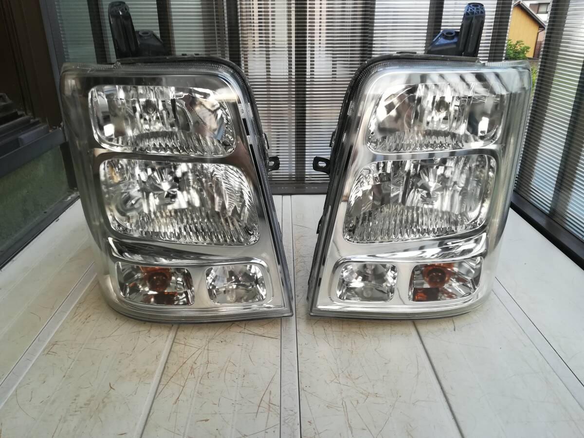 エブリィda64w ヘッドライト左右 キセノン 送料込 即決 エブリィワゴン DA64W 純正 HID 左右 ヘッドライト