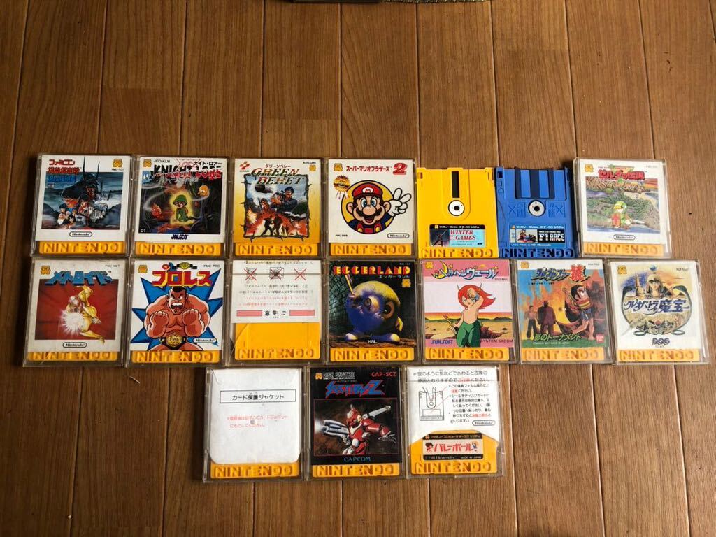 ファミコン ディスク ソフト 9個セット テレビゲーム