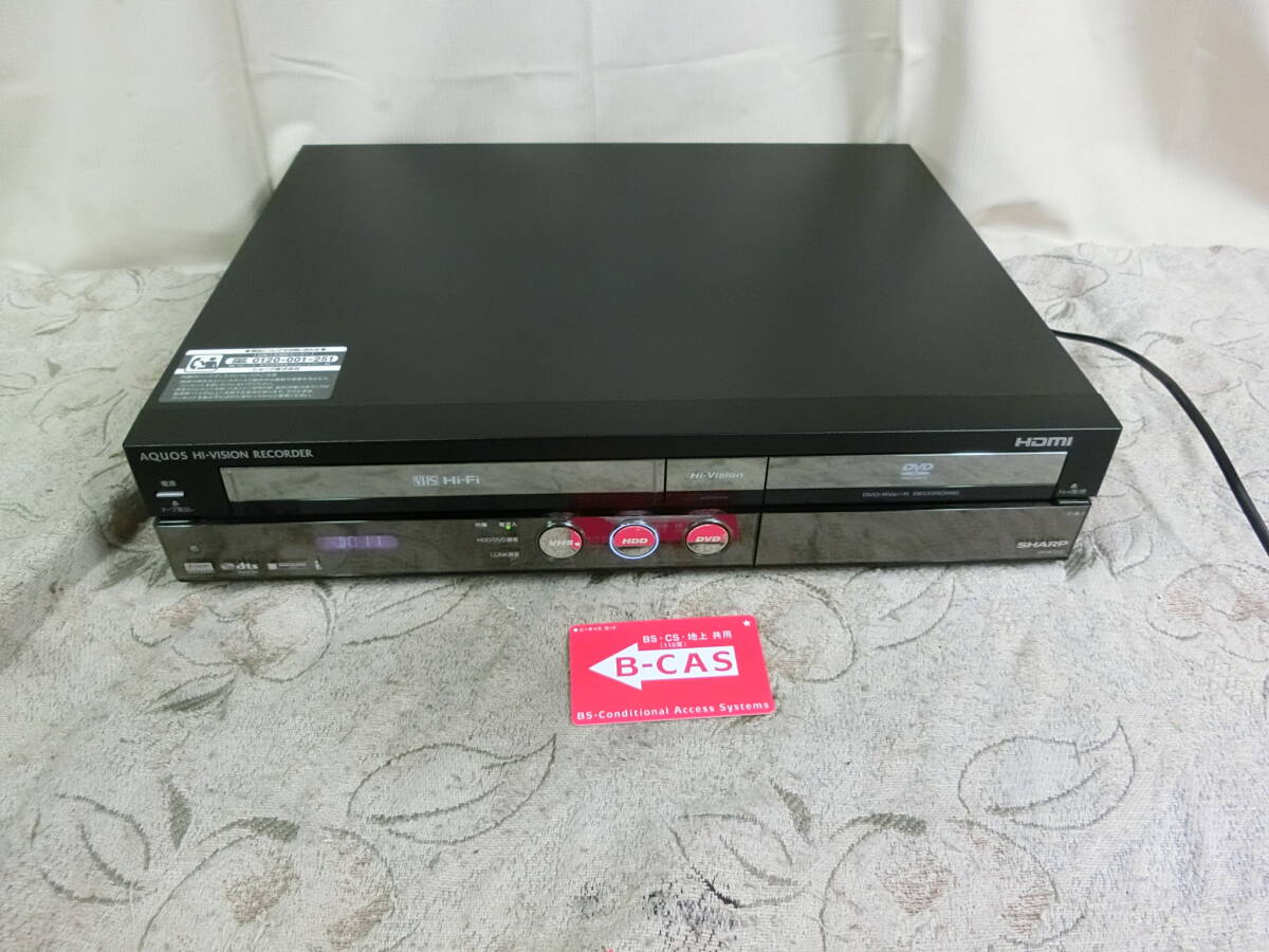 未開梱未使用品】SHARP DV-ACV52 ［HDD+DVD+VHS］