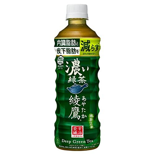 機能性表示食品コカ・コーラ 綾鷹 濃い緑茶 525mlPET ×24本