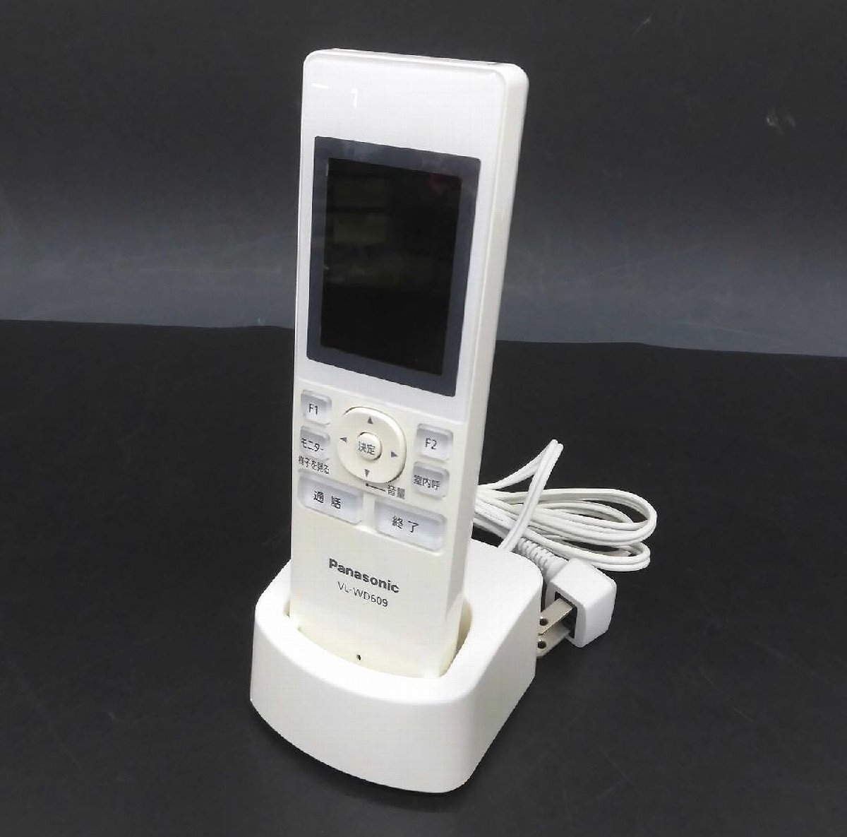 [ZEROnet]Σインターホン　パナソニック　ドアホン　ワイヤレスモニター　ドアモニ　子機　VL-WD609　通電OK　ジャンク扱いΣK68-44