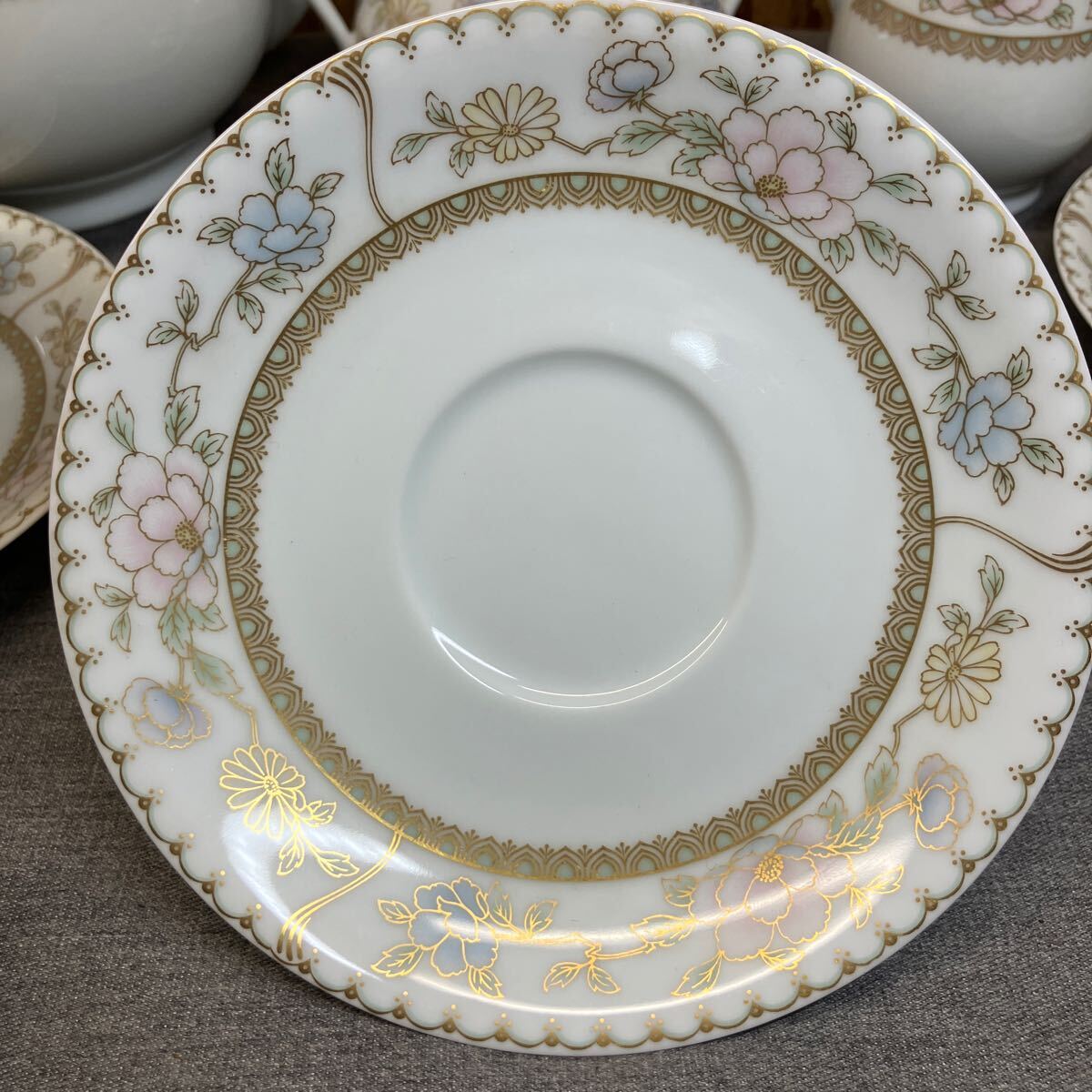 5780円 送料無料【N①2296】ノリタケ EFFINGHAM ティーセット 5780円 送料無料【N①2296】ノリタケ EFFINGHAM ティーセット