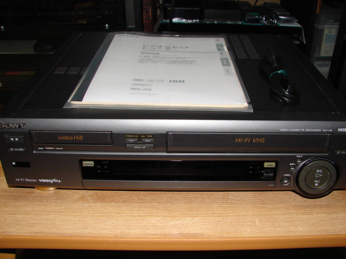 Amazon | SONY Hi8+VHSビデオデッキ WV-H4 | VHSビデオデッキ 通販
